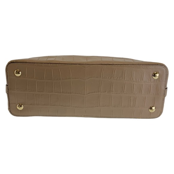 Coach Coach Madison Leather Handbag Beige Gold Leather Handbag - Picture 10 of 10